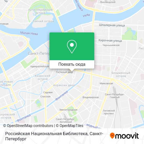 Карта Российская Национальная Библиотека