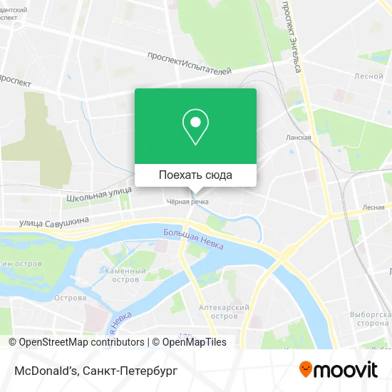 Карта McDonald’s