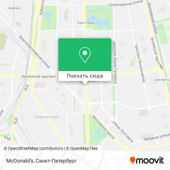 Карта McDonald’s
