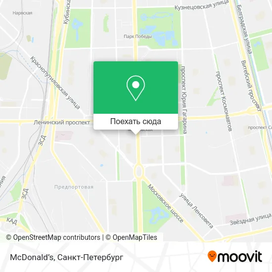 Карта McDonald’s