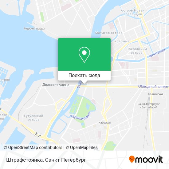 Карта Штрафстоянка