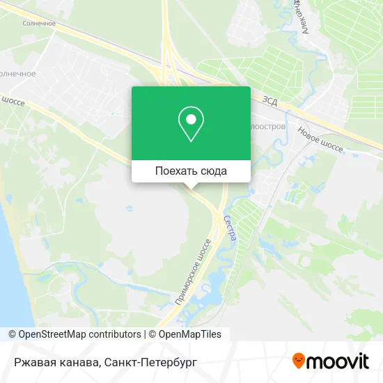 Карта Ржавая канава