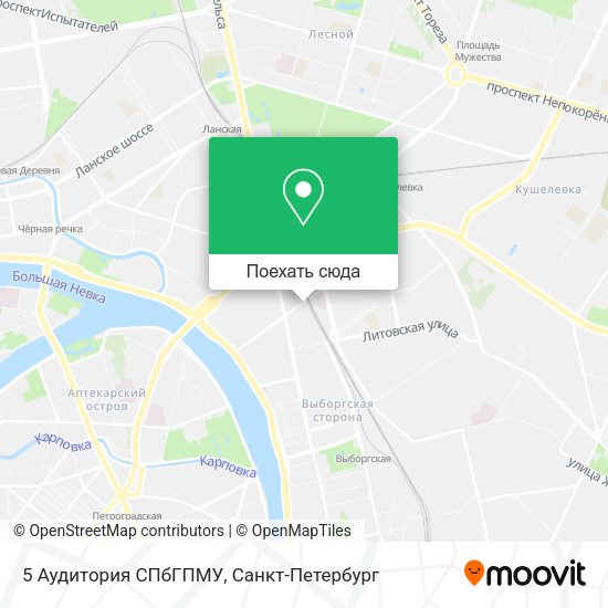 Карта 5 Аудитория СПбГПМУ