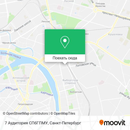 Карта 7 Аудитория СПбГПМУ