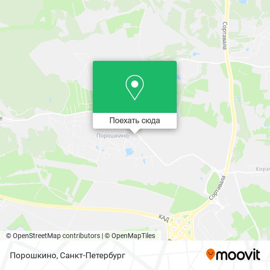 Карта Порошкино