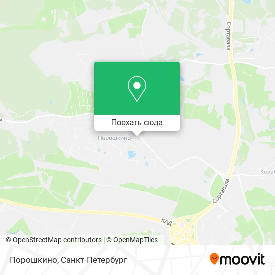 Карта Порошкино