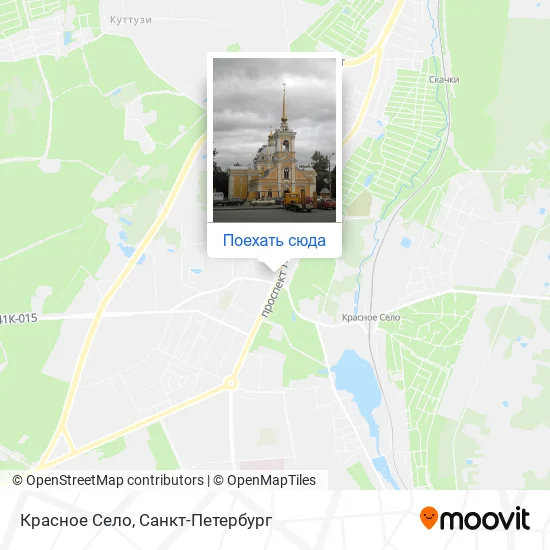 Карта Красное Село