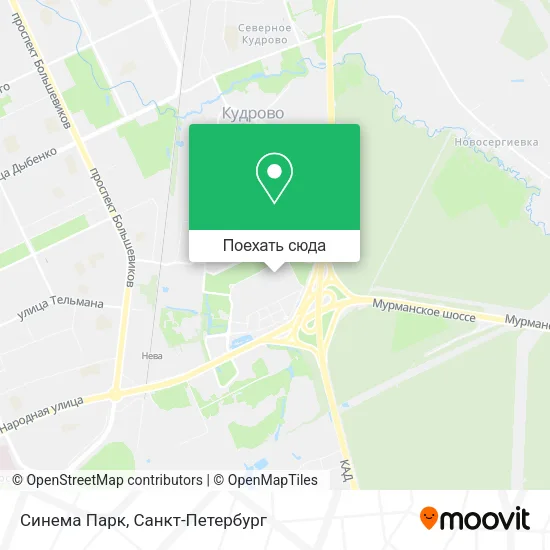 Карта Синема Парк