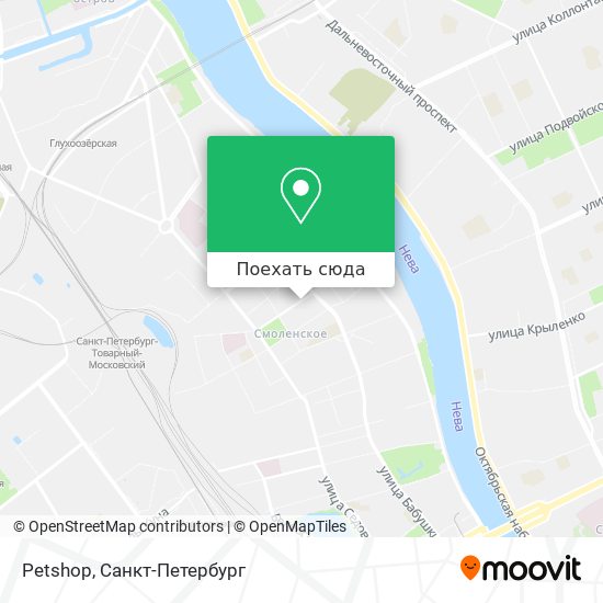 Карта Petshop