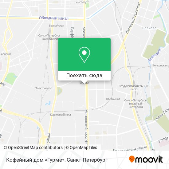 Карта Кофейный дом «Гурме»