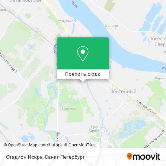 Карта Стадион  Искра