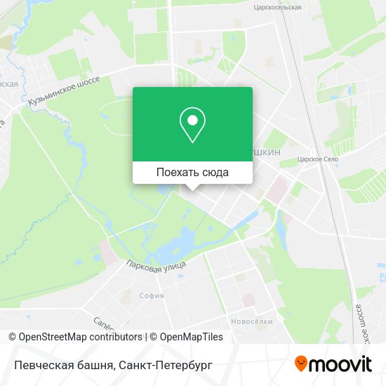 Карта Певческая башня