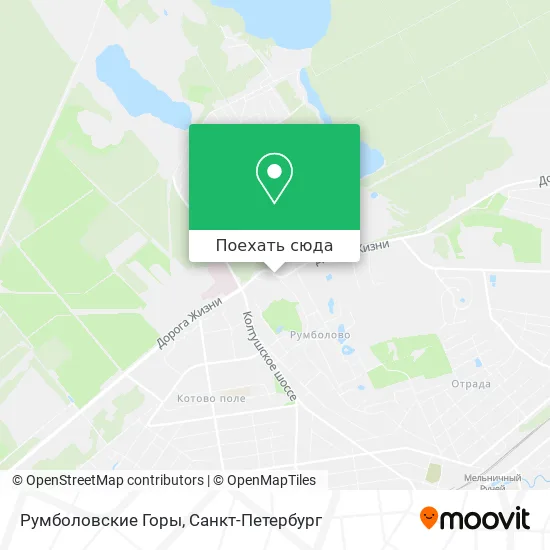 Карта Румболовские Горы