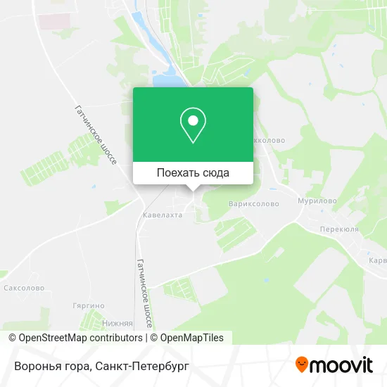 Карта Воронья гора
