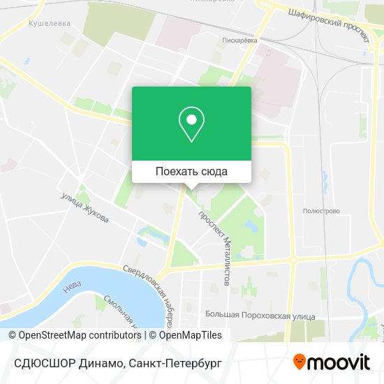 Карта СДЮСШОР Динамо