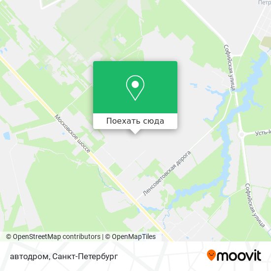Карта автодром