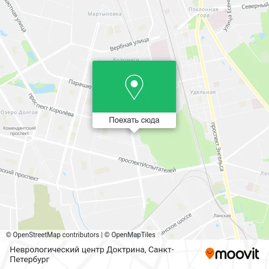 Карта Неврологический центр  Доктрина