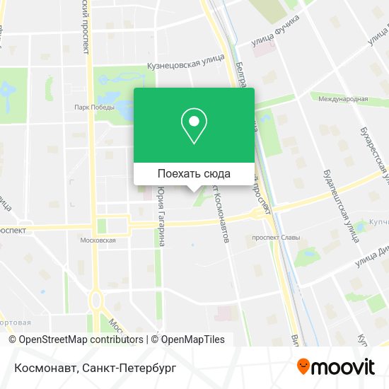 Карта Космонавт