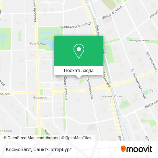 Карта Космонавт