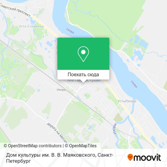 Карта Дом культуры им. В. В. Маяковского