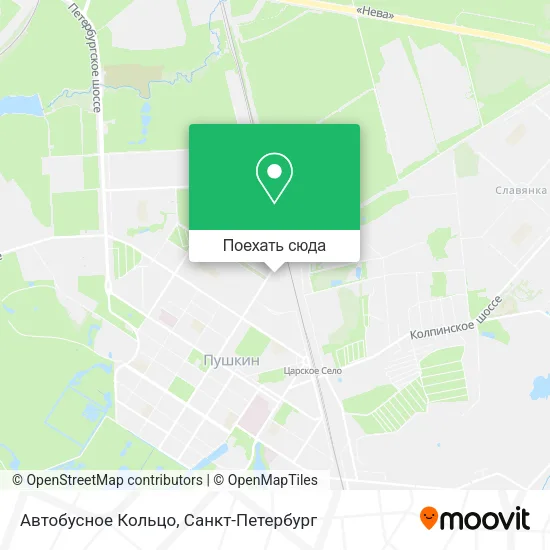 Карта Автобусное Кольцо