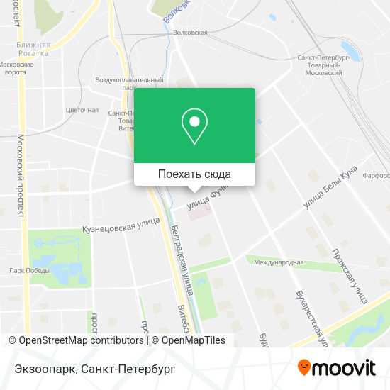 Карта Экзоопарк