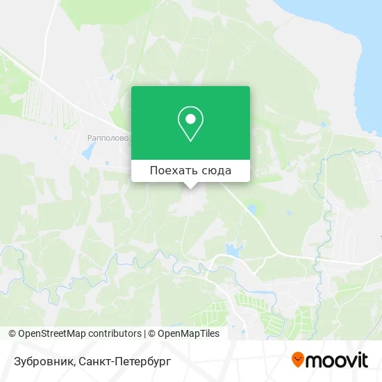 Карта Зубровник