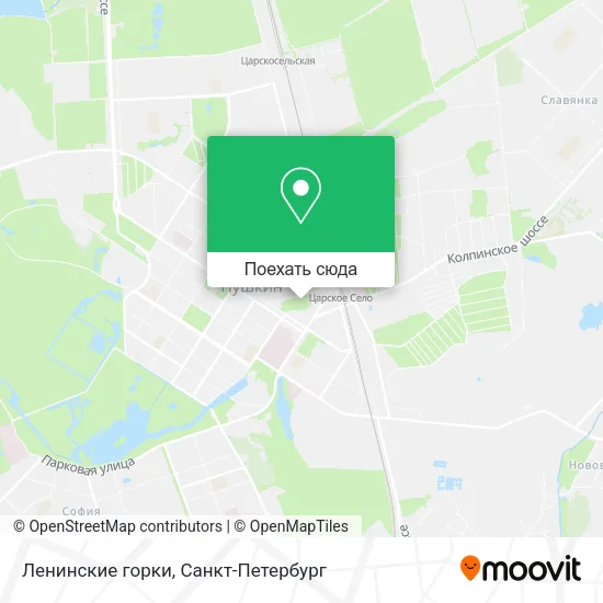 Карта Ленинские горки