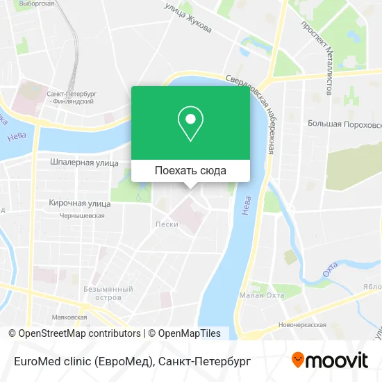 Карта EuroMed clinic (ЕвроМед)