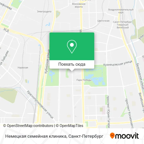Карта Немецкая семейная клиника