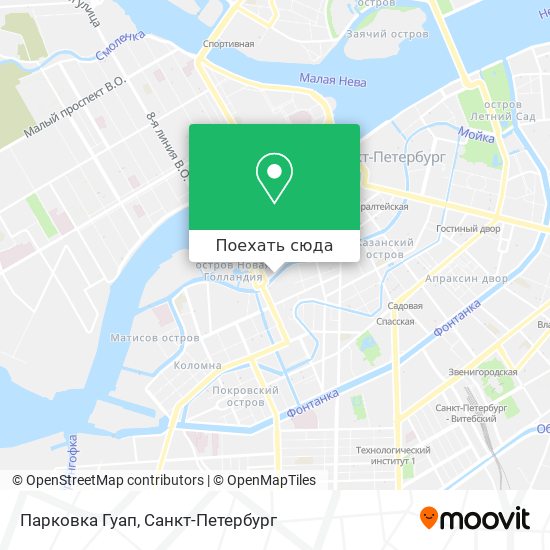 Карта Парковка Гуап