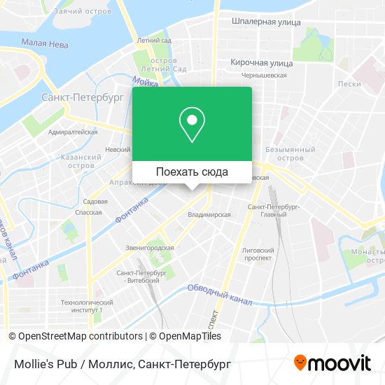 Карта Mollie's Pub / Моллис