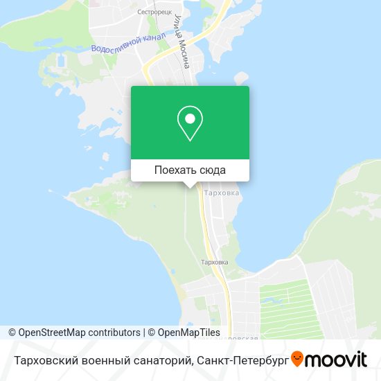 Карта Тарховский военный санаторий
