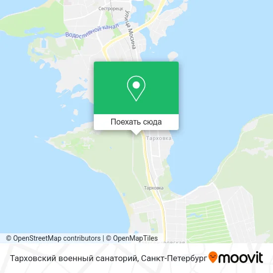 Карта Тарховский военный санаторий