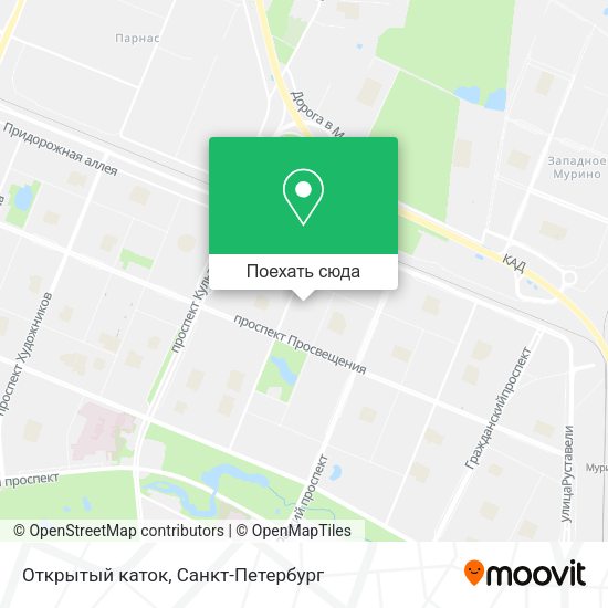 Карта Открытый каток