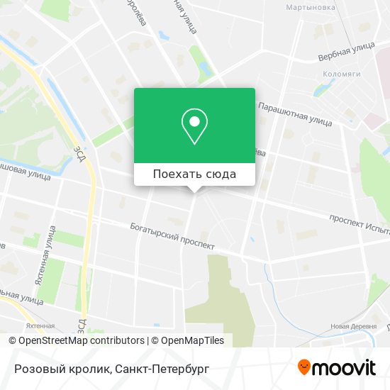 Карта Розовый кролик