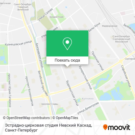 Карта Эстрадно-цирковая студия  Невский Каскад
