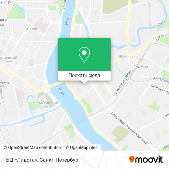 Карта БЦ «Ладога»