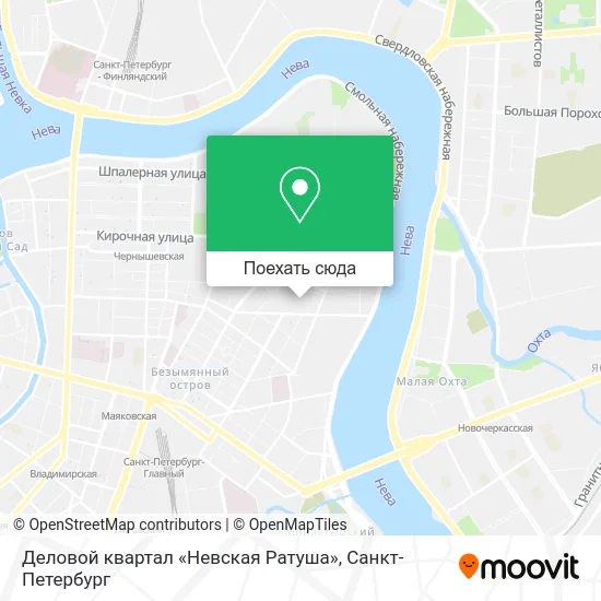 Карта Деловой квартал «Невская Ратуша»