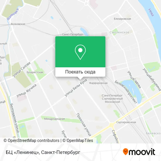 Карта БЦ «Ленинец»