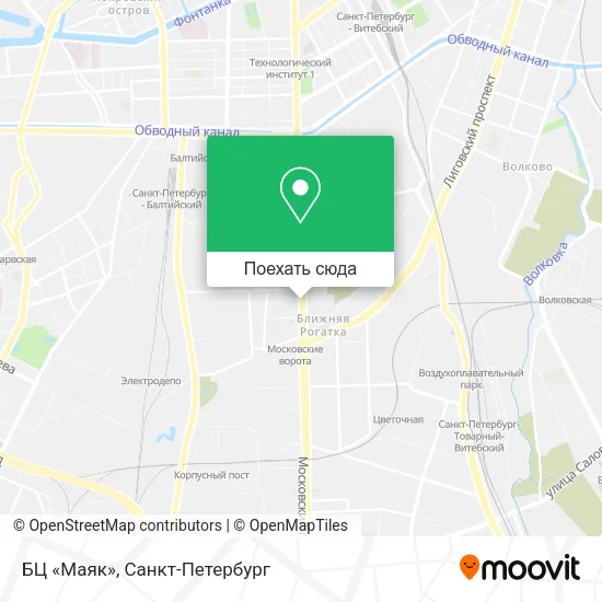 Карта БЦ «Маяк»