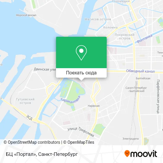 Карта БЦ «Портал»