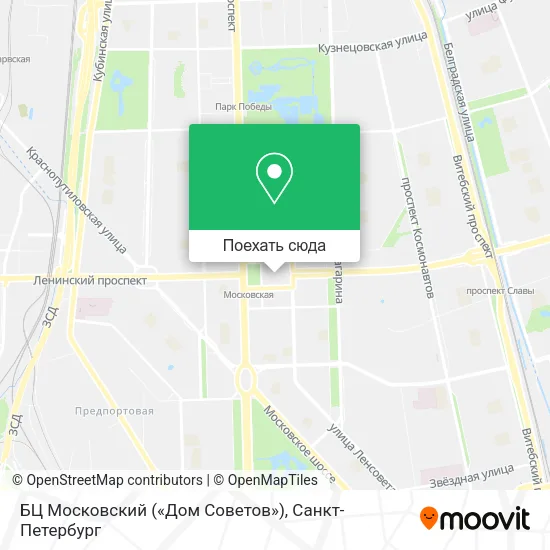 Карта БЦ Московский («Дом Советов»)