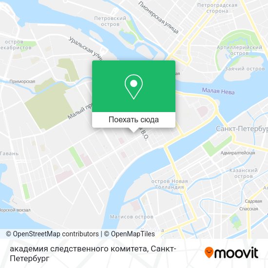 Карта академия следственного комитета