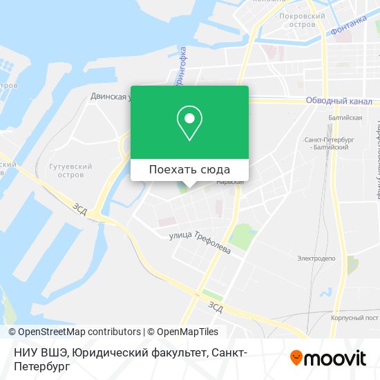 Карта НИУ ВШЭ, Юридический факультет