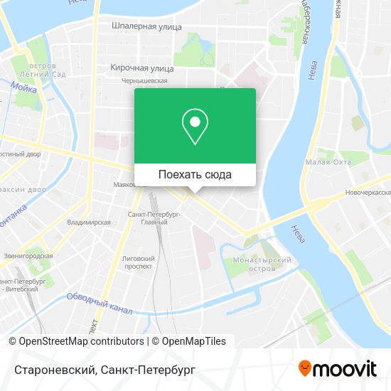 Карта Староневский