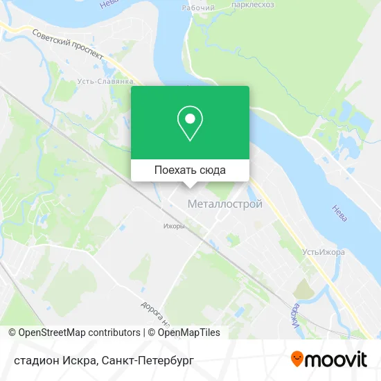 Карта стадион  Искра