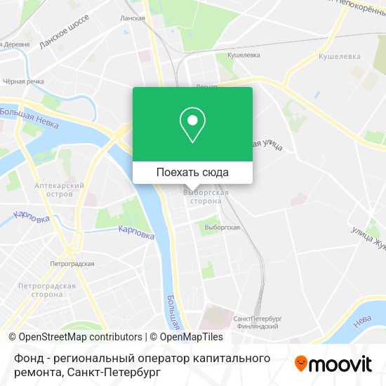 Карта Фонд - региональный оператор капитального ремонта