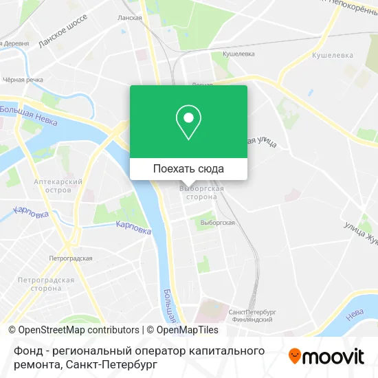 Карта Фонд - региональный оператор капитального ремонта