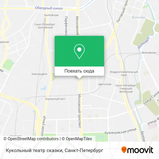 Карта Кукольный театр сказки